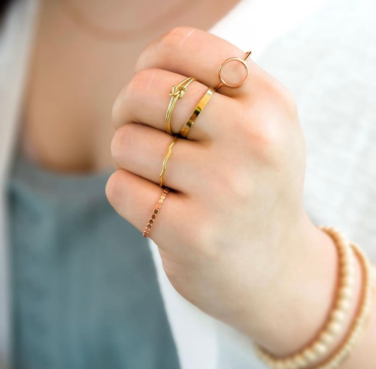 Be the One Wave Ring – Perth Permanent Jewellery1